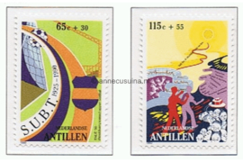 Nederlandse Antillen NVPH 947-948 Postfris S.U.B.T. Drugsbestrijding 1990