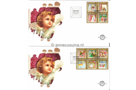 Nederland NVPH E621 Onbeschreven 1e Dag-enveloppe Decemberzegels op 2 enveloppen 2010