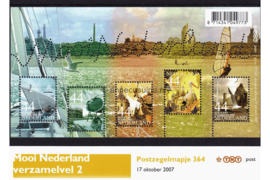 Nederland NVPH M364 (PZM364) Postfris Postzegelmapje Verzamelblok Mooi Nederland (6) (2526) 2007