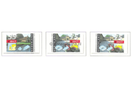 Nederland NVPH 1471a-1471c Postfris Twee of drie zijden ongetand, afkomstig uit boekje (PB41) Zomerzegels 1991