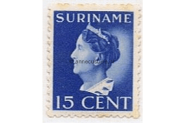 Suriname NVPH 194 Postfris Koningin Wilhelmina 1941