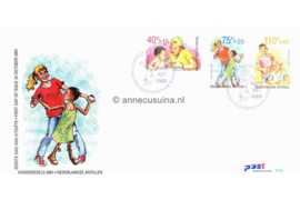 Nederlandse Antillen NVPH E331 Onbeschreven 1e Dag-enveloppe Kinderzegels 2001