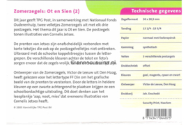 Nederland NVPH M315 (PZM315) Postfris Postzegelmapje Zomerzegels Ot en Sien (2) 2005