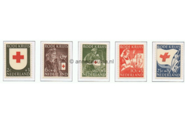 Nederland NVPH 607-611 Postfris Rode Kruiszegels 1953