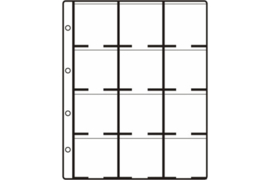 Hagelnieuw & Afgeprijsd! Hartberger LK12 Standaard Munthouderblad (per 10 stuks) (Hartberger 8210)