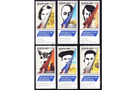 Nederland NVPH 2967-2972 Postfris (Als Losse Zegels Met Priority Tabs) Grenzeloos Nederland-Indonesië 2012