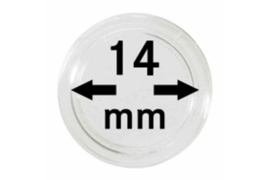 Hagelnieuw & Afgeprijsd! Lindner Muntcapsules 14 mm per 10 Stuks (Lindner 2250014P)