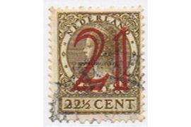 Nederland NVPH 224 Gestempeld Hulpzegel 1929 (Hulpuitgifte)
