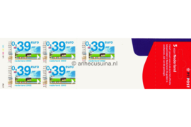 Nederland NVPH PB77 Gestempeld Postzegelboekje 5 voor Nederland (2062), zelfklevend 2002