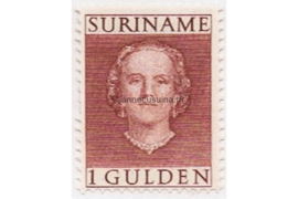 Suriname NVPH 294 Postfris (1 gulden) Koningin Juliana En Face 1951