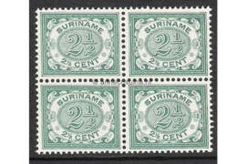 NVPH 44 Postfris (2 1/2 cent) (Blokje van vier) Cijfer 1900-1908