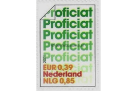 Nederland NVPH 2003 Gestempeld (0,39 euro/85 cent) Zegels uit postzegelboekje "10 om te feliciteren" (PB71) in dubbele waarde 2001