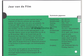 Nederland NVPH M133 (PZM133) Postfris Postzegelmapje Jaar van de Film 1995