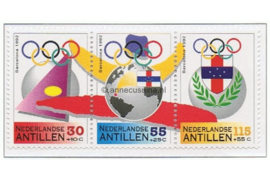 Nederlandse Antillen NVPH 1000-1002 Postfris (Strook van 3) Cultuur, olympiade 1992