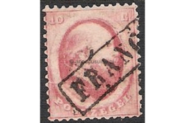 Nederland NVPH 5  Gestempeld FOTOLEVERING (10 cent) 2e emissie Koning Willem III 1864