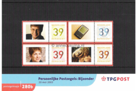 Nederland NVPH M280a+b (PZM280a+b) Postfris Postzegelmapje Persoonlijke postzegels; Bijzonder 2003