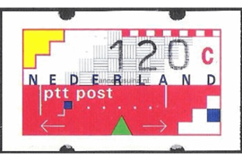 SPECIALITEIT! Nederland NVPH AU12 Postfris MET RUGNUMMER 1085 (120 cent) Automaatstroken, Voordrukzegel voor Klüssendorf-automaat 1996