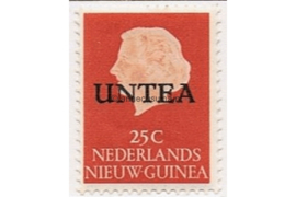 West-Nieuw-Guinea (UNTEA) NVPH 10 Postfris (25 cent) Overdrukken op postzegels van Nederlands Nieuw Guinea 1962