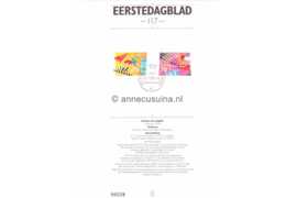 Nederland Importa EDB117 (NVPH 1546-1547) Eerstedagblad Wenszegels 1993