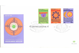 Nederlandse Antillen (Palmboom) NVPH E88 (E88P) Onbeschreven Kinderpostzegels, kinderliedjes 1974