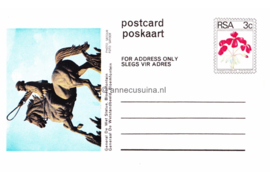 Zuid-Afrika Onbeschreven Poskaart / Postcard Generaal De Wetstandbeeld, Bloemfontein / General De Wet Statue, Bloemfontein in plastic beschermhoesje