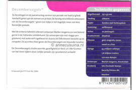 Nederland NVPH M238a+b (PZM238a+b) Postfris Postzegelmapje Decemberzegels 2000