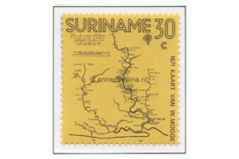 Suriname NVPH 567 Postfris 300 jaar landkaarten Suriname 1971