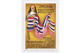 Nederlandse Antillen NVPH 714 Postfris 200 jaar betrekkingen Nederland-U.S.A. 1982