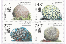 Nederlandse Antillen NVPH V1607-1610 Postfris (Half velletje Zonder velrand) Wereld Natuur Fonds 2005