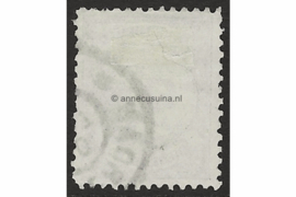 Nederland NVPH 46B (Amsterdam) Gestempeld FOTOLEVERING (1 Gulden) Prinses Wilhelmina met hangend haar 1893-1896