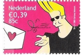 Nederland NVPH 1996 Gestempeld (0,39 euro/85 cent) Zegels uit postzegelboekje "Vijf maal Cartoons" (PB72) in dubbele waarde 2001