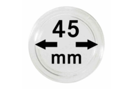 Hagelnieuw & Afgeprijsd! Lindner Muntcapsules 45 mm per 10 Stuks (Lindner 2250045P)