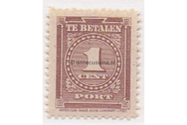 NVPH P33 Postfris (1 cent) Cijfer 1945