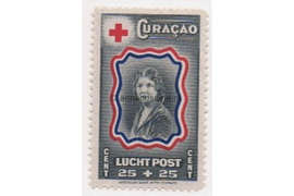 Curaçao NVPH LP48 Ongebruikt (25+25 cent) Rode Kruis. Prinses Juliana 1944