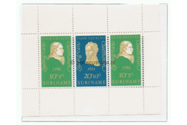 Suriname NVPH 552 Postfris Blok Kinderzegels 1970