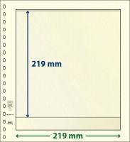 Hagelnieuw & Afgeprijsd! Lindner T-Blanco blad met 1 strook (Lindner 802110P) (per 10 stuks)