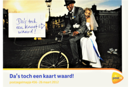 Nederland NVPH M456 (PZM456) Postfris Postzegelmapje Da's toch een kaart waard 2012