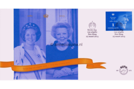 Nederland NVPH E670 Onbeschreven 1e Dag-enveloppe Koningin Beatrix 2013