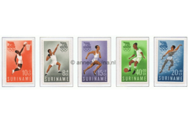 Suriname NVPH 349-353 Postfris Olympische spelen Rome 1960