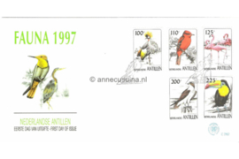 Nederlandse Antillen NVPH E282 Onbeschreven 1e Dag-enveloppe Fauna 1997