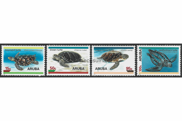 Aruba NVPH 164-167 Postfris Beschermde zeeschildpadden 1995