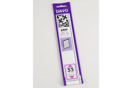 Hagelnieuw & Afgeprijsd! DAVO Easy stroken zwart Z33 (215 x 37) 25 stuks