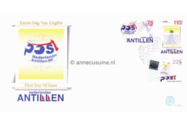 Nederlandse Antillen NVPH E295a Onbeschreven 1e Dag-enveloppe Privatisering Posterijen 1998