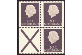 Nederland NVPH C39 Gestempeld (3x20+kruis/links)