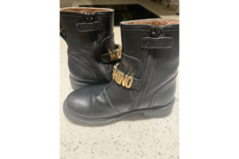 2e Hands / Zeer nette staat Moschino Kinderlaarsjes Maat 29 Leder
