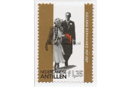 Nederlandse Antillen NVPH 859 Postfris Jubileumzegel, 50 jaar huwelijk Juliana & Bernhard 1987