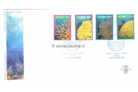 Aruba NVPH E121 Onbeschreven 1e Dag-enveloppe Koraal 2005
