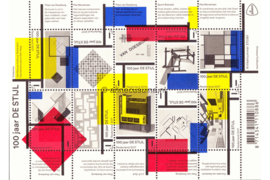 Nederland NVPH V3515-3524 Postfris Velletje 100 jaar De Stijl 2017