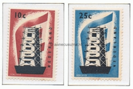 Nederland NVPH 681-682 Postfris Europa-zegels 1956