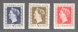 Nederland NVPH 487-489 Postfris GECERTIFICEERD FOTOLEVERING Koningin Wilhelmina Hartz Hoge Waarden 1948